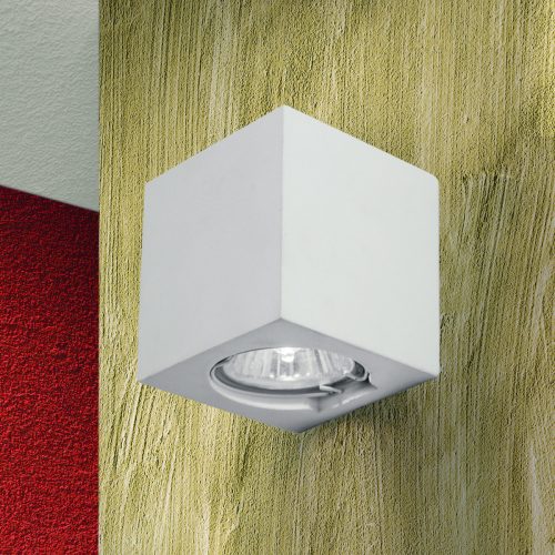 CUBE fali lámpa, Modern, ORION-Molecz-WA 2-1321 weiß   (exkl GU10/max 10W LED)