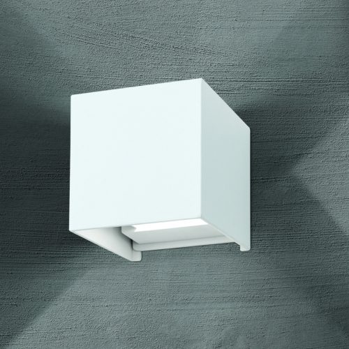 CUBE fali lámpa, Modern, ORION-Molecz-AL 11-1192 weiß    (LED2x3W/400lm/3000K)