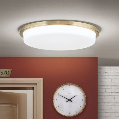 LEROX LED mennyezeti lámpa modern, ORION-Molecz, DL7-670/40Patina/opal-matt